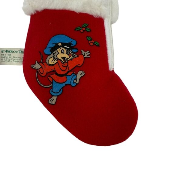 An American Tail Christmas Mini Stockings Fievel Mousekewitz McDonalds Sears - Picture 6 of 8